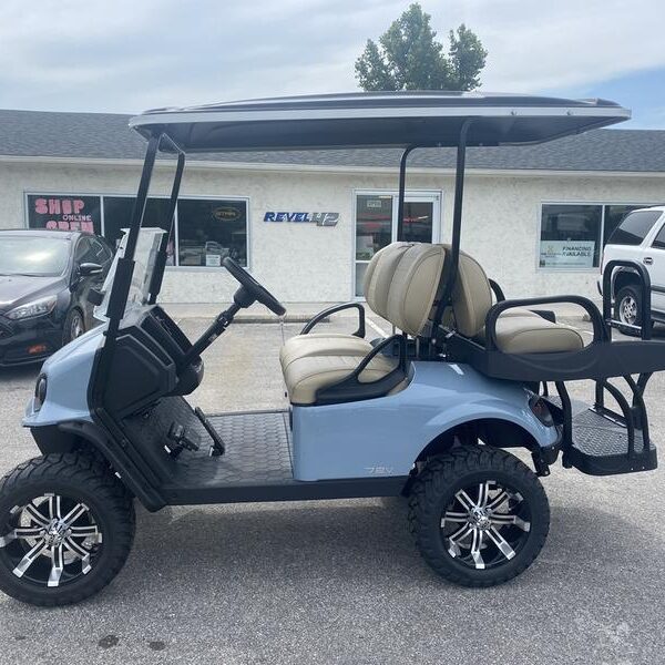 2022 E-Z-GO Express™ S4 72V Electric Ocean Grey - Golf Carts For Sale