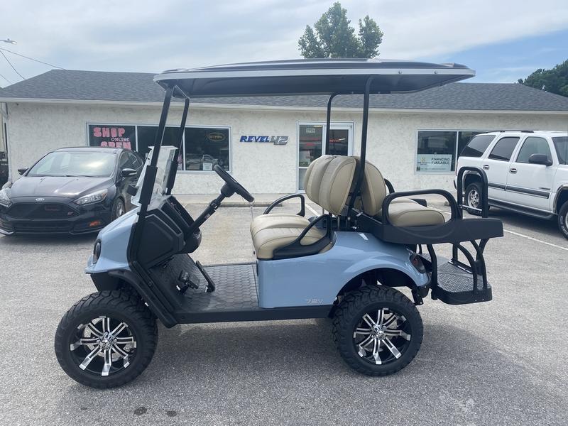 2022 E-Z-GO Express™ S4 72V Electric Ocean Grey - Golf Carts For Sale