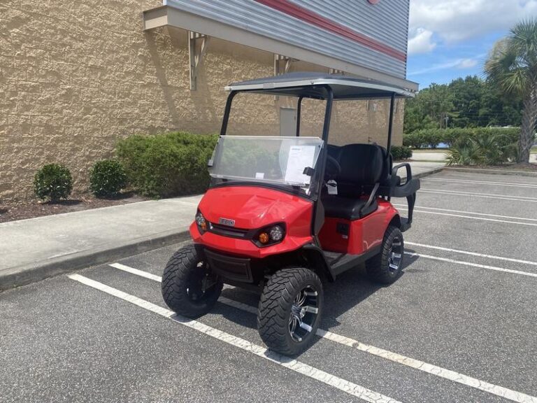 2022 E-Z-GO Express™ S4 ELiTE™ Lithium Flame Red - Golf Carts For Sale