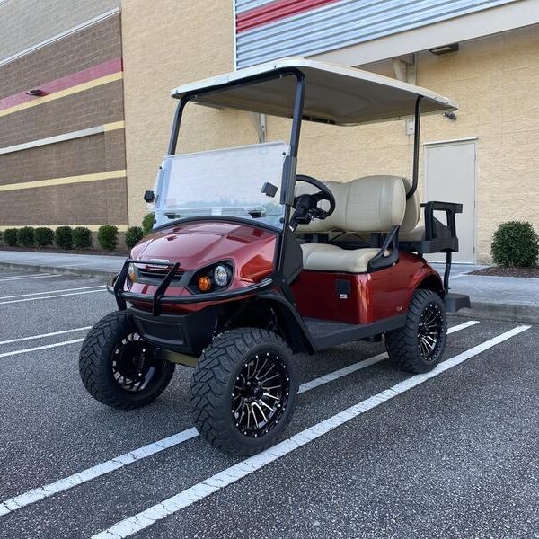 2022 E-Z-GO Express™ S4 Gas Inferno Red GAS - Golf Carts For Sale