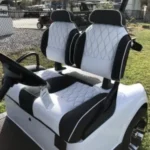 2021 E-Z-Go Golf Cart Freedom® RXV® 48V Electric Bright White - Image 3