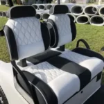 2021 E-Z-Go Golf Cart Freedom® RXV® 48V Electric Bright White - Image 4