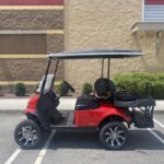 2022 E-Z-GO Express™ S4 ELiTE™ Lithium Flame Red - Golf Carts For Sale - Image 4