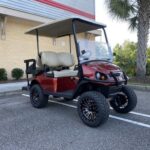 2022 E-Z-GO Express™ S4 Gas Inferno Red GAS - Golf Carts For Sale - Image 4