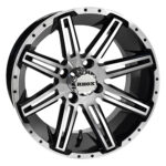 14″ RX275 Black / Machined Golf Cart Wheel – RHOX® - Golf Carts Canada