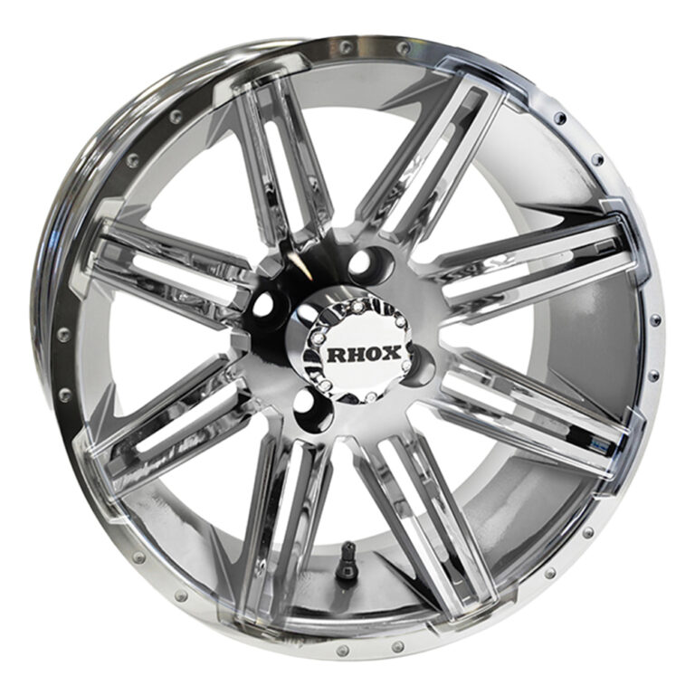 14″ RX275 Chrome Golf Cart Wheel – RHOX® - Golf Carts Canada