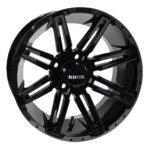 14″ RX275 Gloss Black Golf Cart Wheel – RHOX® - Golf Carts Canada