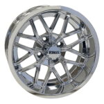 14″ RX281 Chrome Golf Cart Wheel – RHOX® - Golf Carts Canada