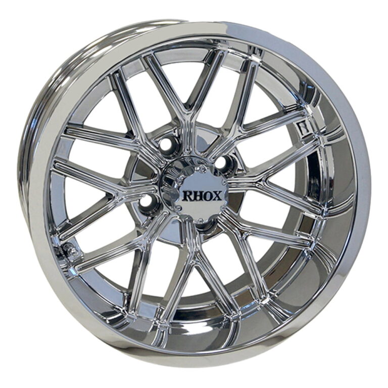 14″ RX281 Chrome Golf Cart Wheel – RHOX® - Golf Carts Canada