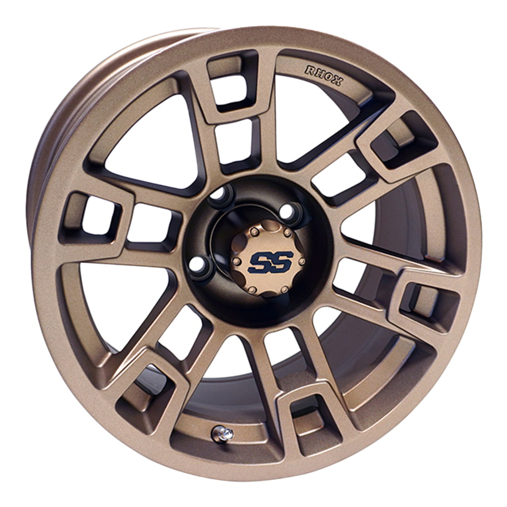 14″ RX391 Halcyon Matte Bronze Golf Cart Wheel – RHOX® - Golf Carts Canada