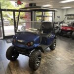 2021 E-Z-GO Express™S4 ELiTE™ Lithium Electric Blue - Golf Carts Canada