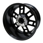 14″ RX391 Black / Machined Golf Cart Wheel – RHOX® - Image 3