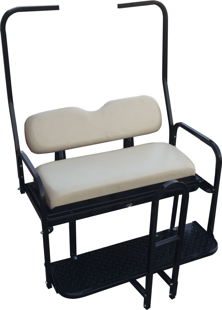 Golf Cart Rear Flip Seat Kit Club Car DS BUFF (OEM Seat Color) | SGC NOMAD - Golf Carts Canada